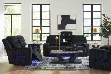 Ashley 642 2pc or 3pc Power Reclining Led/Stereo Set