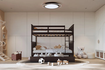 BB3 Full/Full Bunk Bed w/Twin Trundle
