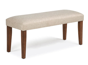 Banco de comedor Gregory beige/marrón