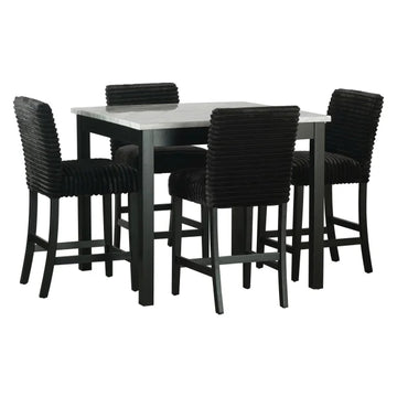 Tahoe - Cappuccino - Mesa de bar + 4 sillas