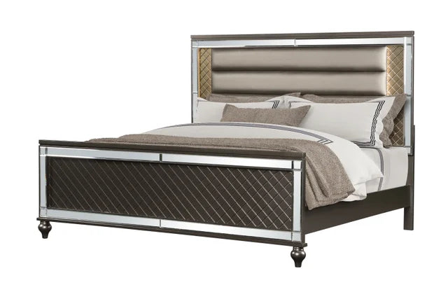 Stars Charcoal - 5PC Bedroom Set
