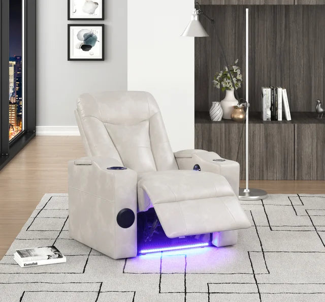TOPGUN2 Black - Power Recliner (Bluetooth Speaker + Led Light)