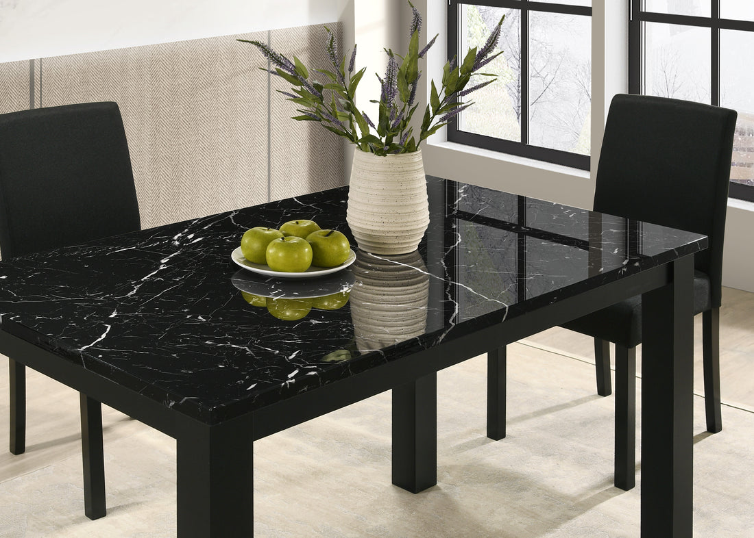 2120BK-5P RESIA DINING GROUP - BLACK