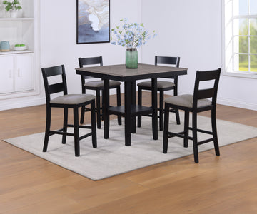 2631SET-LG LESTER 5-PK CT HT TBL SET L.GREY