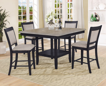 2727LG-6P FULTON CT HT DINING LIGHT GREY