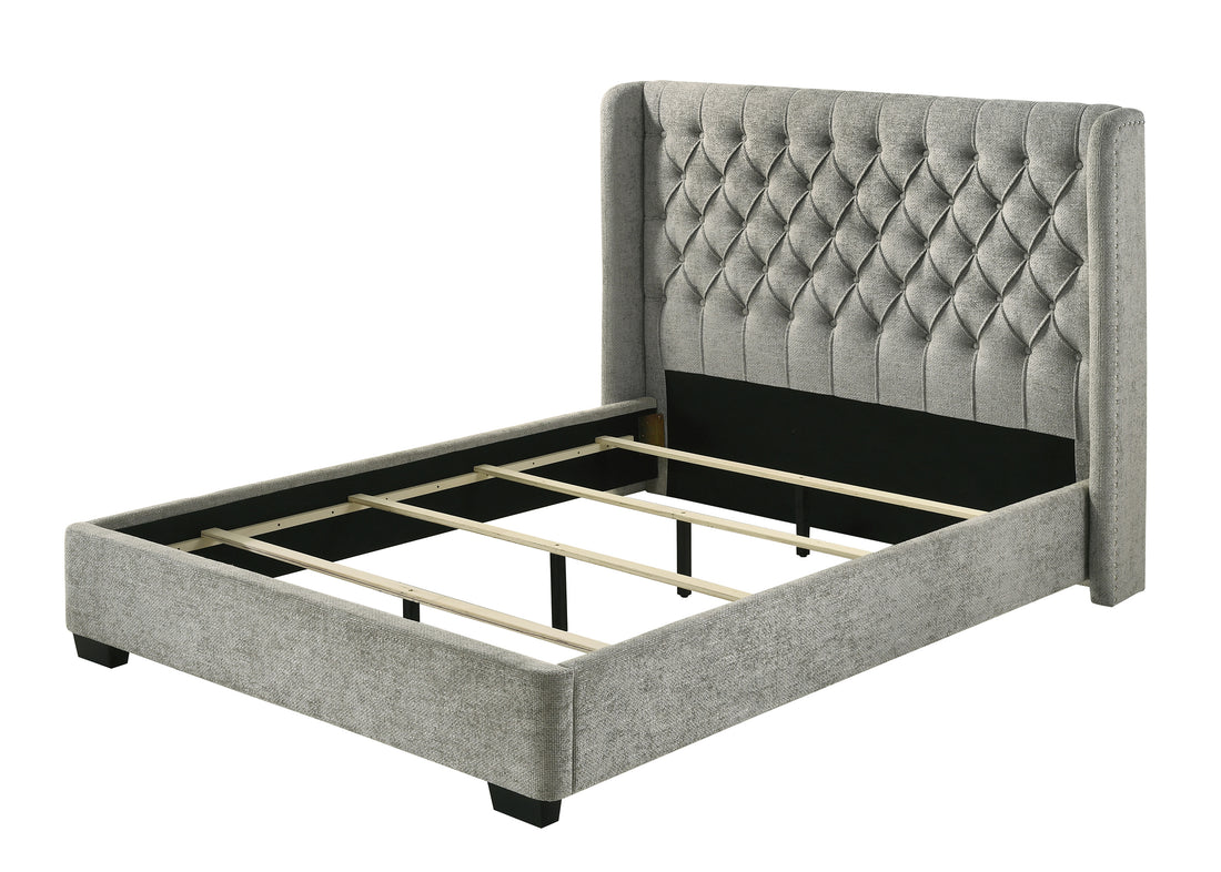 5094LG DAPHNE BED LIGHT GREY