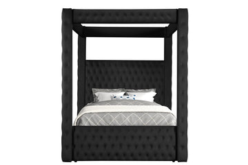 5114BK ANNABELLE CANOPY BED BLACK