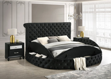 5202BK BRIGITTE BED FRAME BLACK