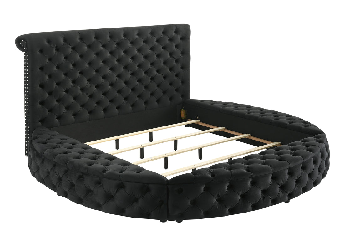 5202BK BRIGITTE BED FRAME BLACK