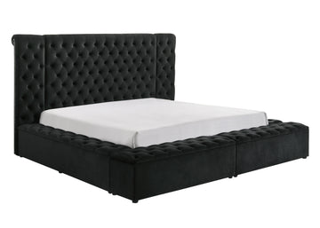 5203BK LILIANA BLACK BED FRAME
