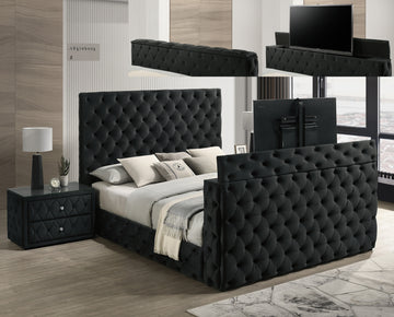 5117BK JAYLA CANOPY BED BLACK