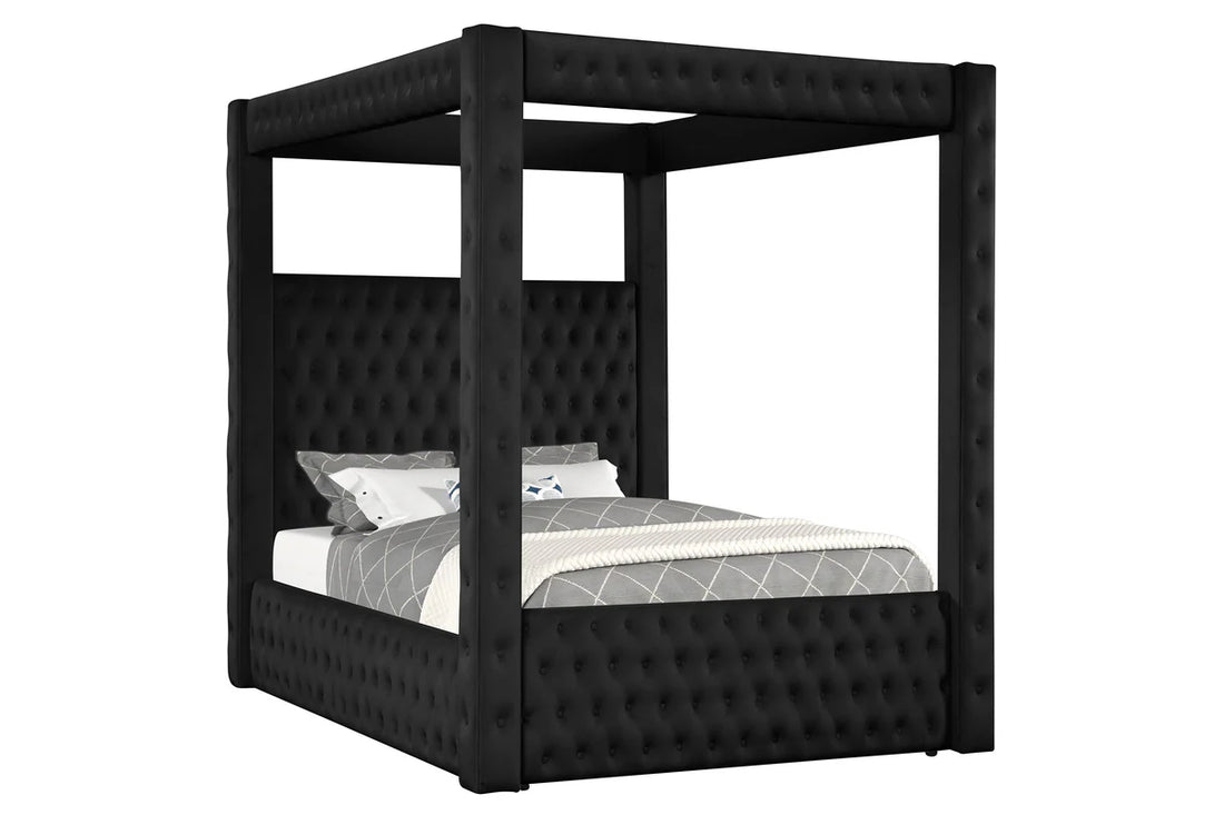 Annabelle Velvet King Canopy Bed