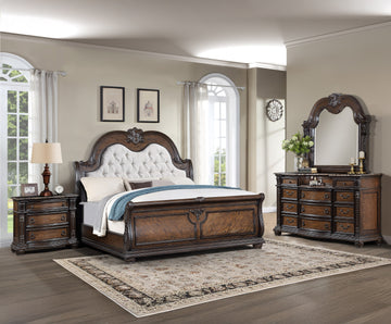 SETB1610 STANLEY BEDROOM GROUP -COFFEE BROWN