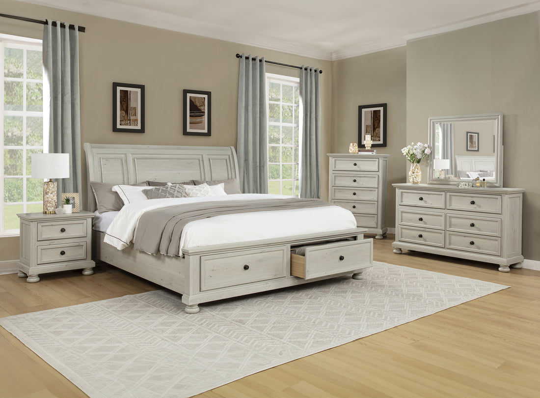 SETB1820 CLARIBELLE BEDROOM GROUP WHITE