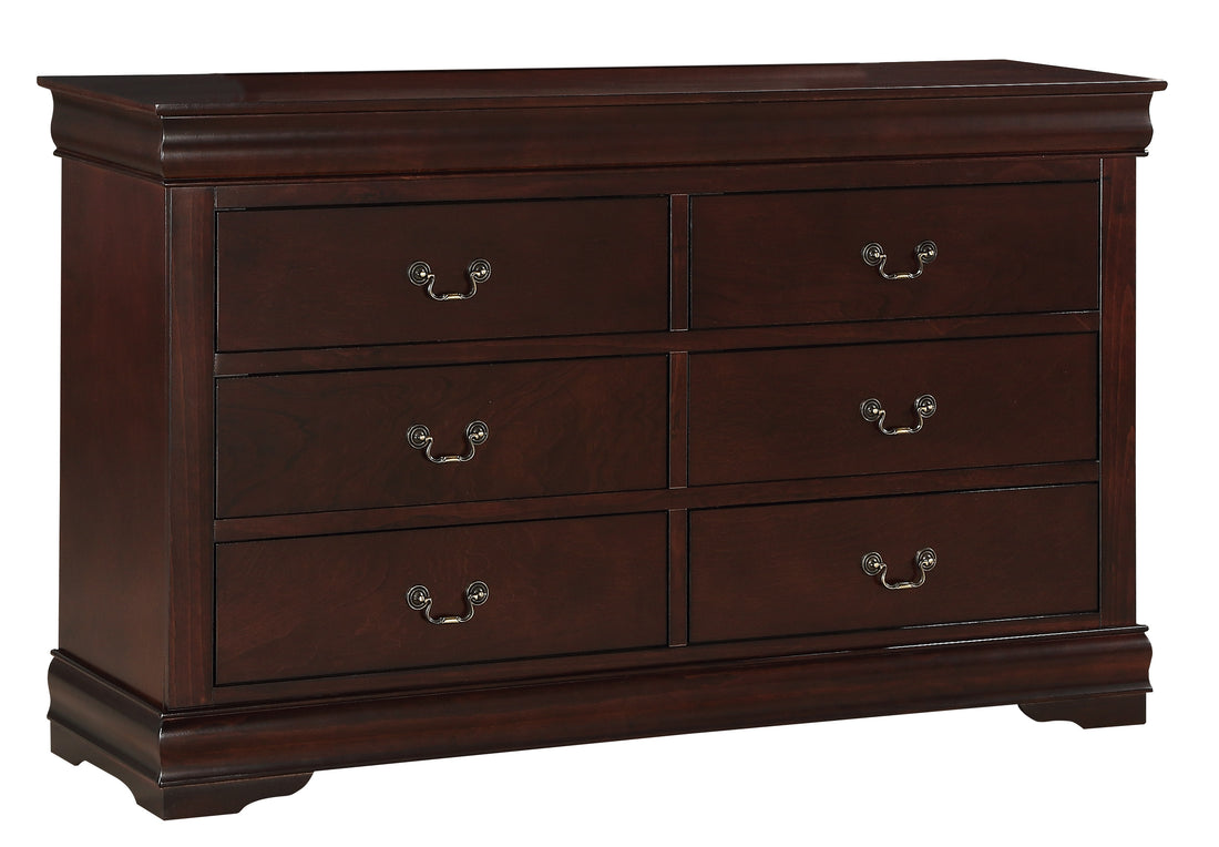 SETB3850 LOUIS PHILIP CHERRY BEDROOM GROUP