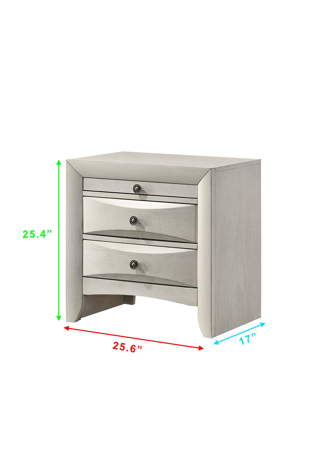 SETB4255 EMILY STORAGE WHITE BEDROOM