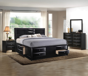 SETB4285 EMILY BLACK STORAGE BEDROOM