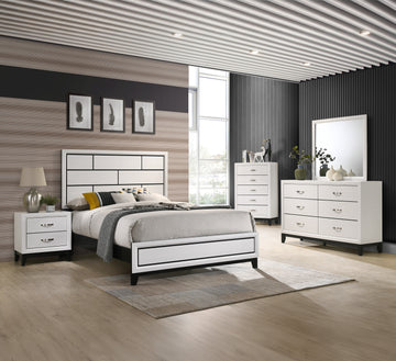 SETB4610 AKERSON CHALK BEDROOM GROUP