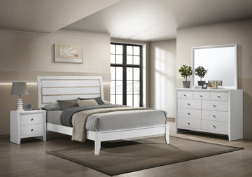 SETB4712 DENKER-EVAN WHITE BEDROOM GROUP