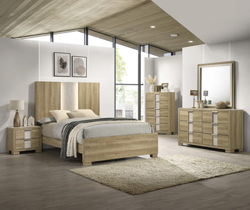 SETB6832 RANGLEY BEDROOM GROUP - DRIFTWOOD