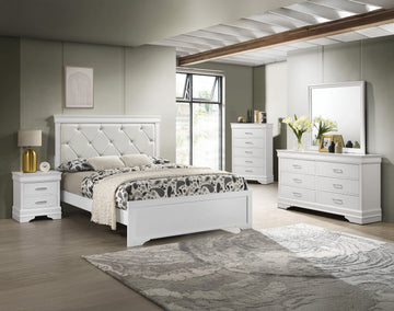 SETB6912 AMALIA BEDROOM GROUP - WHITE