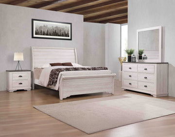 SETB8130 CORALEE BEDROOM GROUP CHALK/GREY