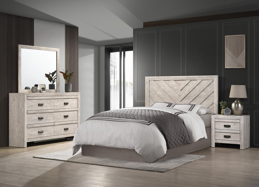 SETB9330 VALOR BEDROOM GROUP WHITE