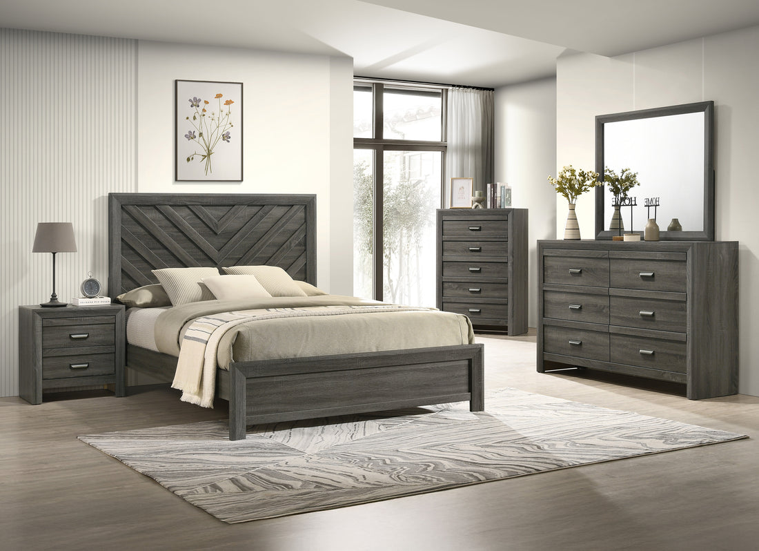 SETB9335 VALOR BEDROOM GROUP GREY