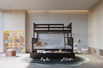 BB2 Twin/Full Bunk Bed w/Twin Trundle