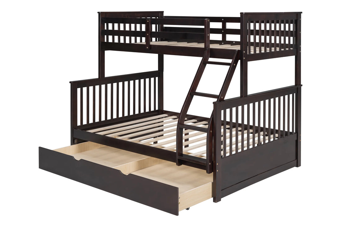 BB2 Twin/Full Bunk Bed w/Twin Trundle