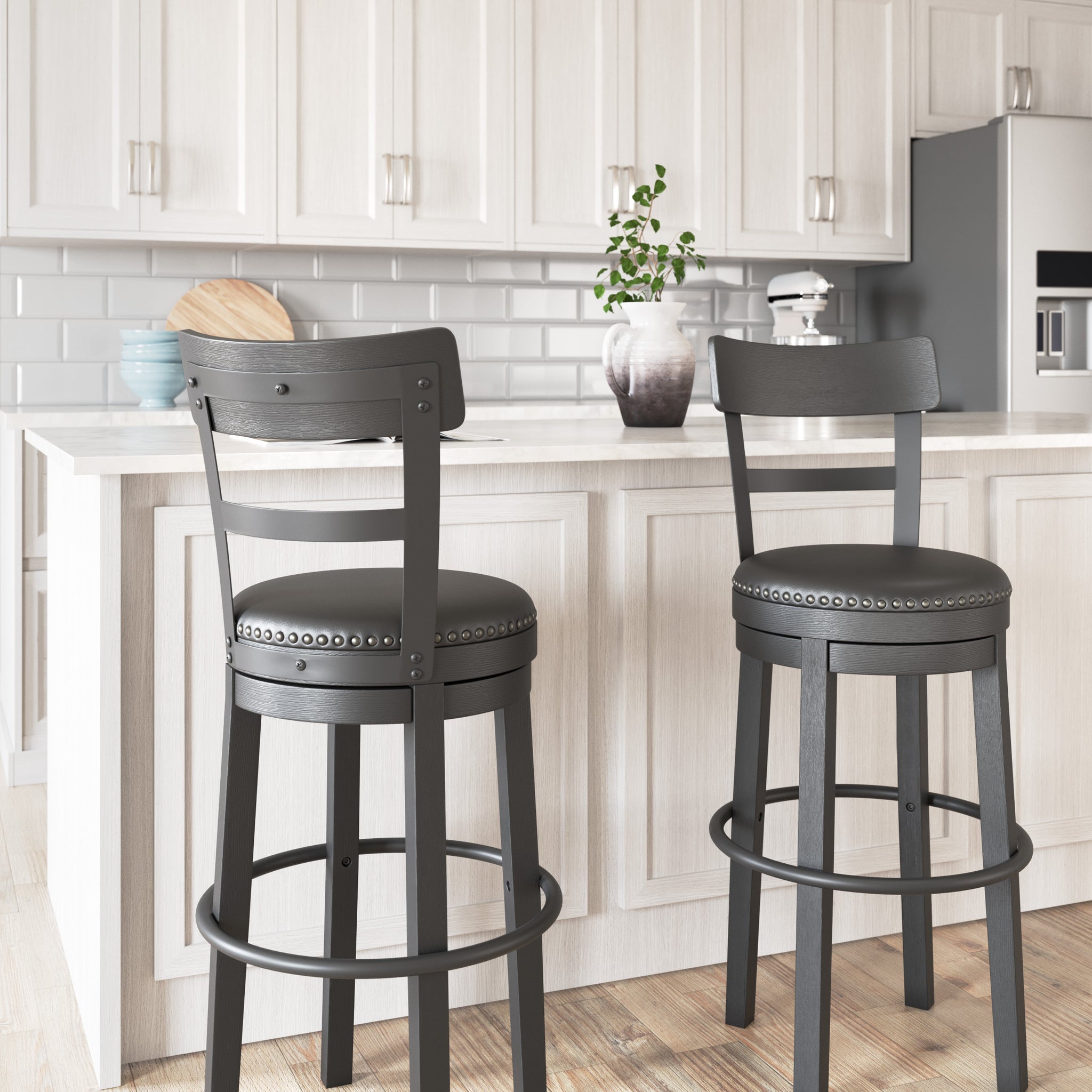 D546 30" Bar Height Swivel Barstool