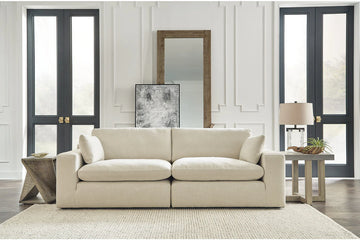 Elyza Linen Sectional Loveseat