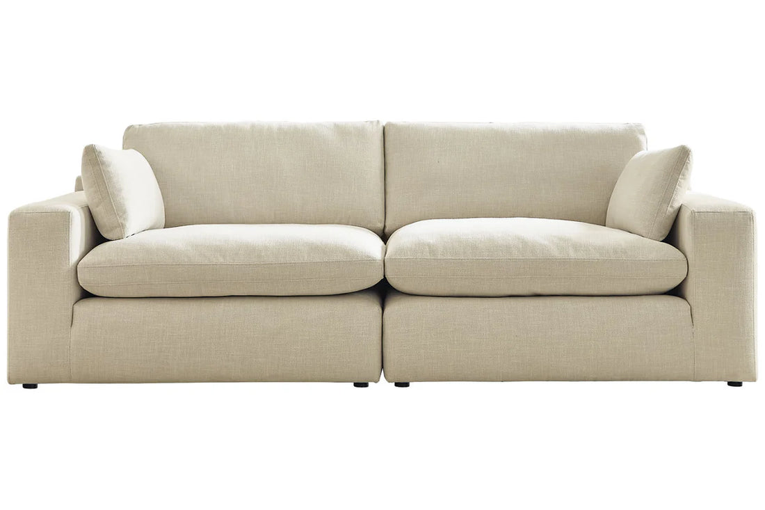 Elyza Linen Sectional Loveseat