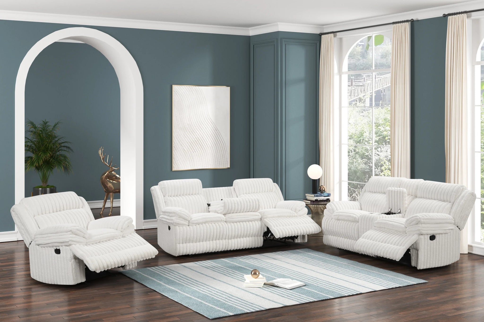 Heaven 3pc Reclining Set