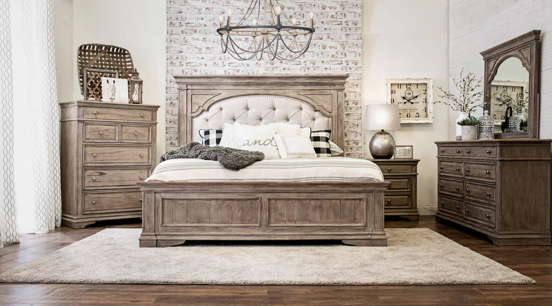 Tocador Highland Park, madera flotante encerada