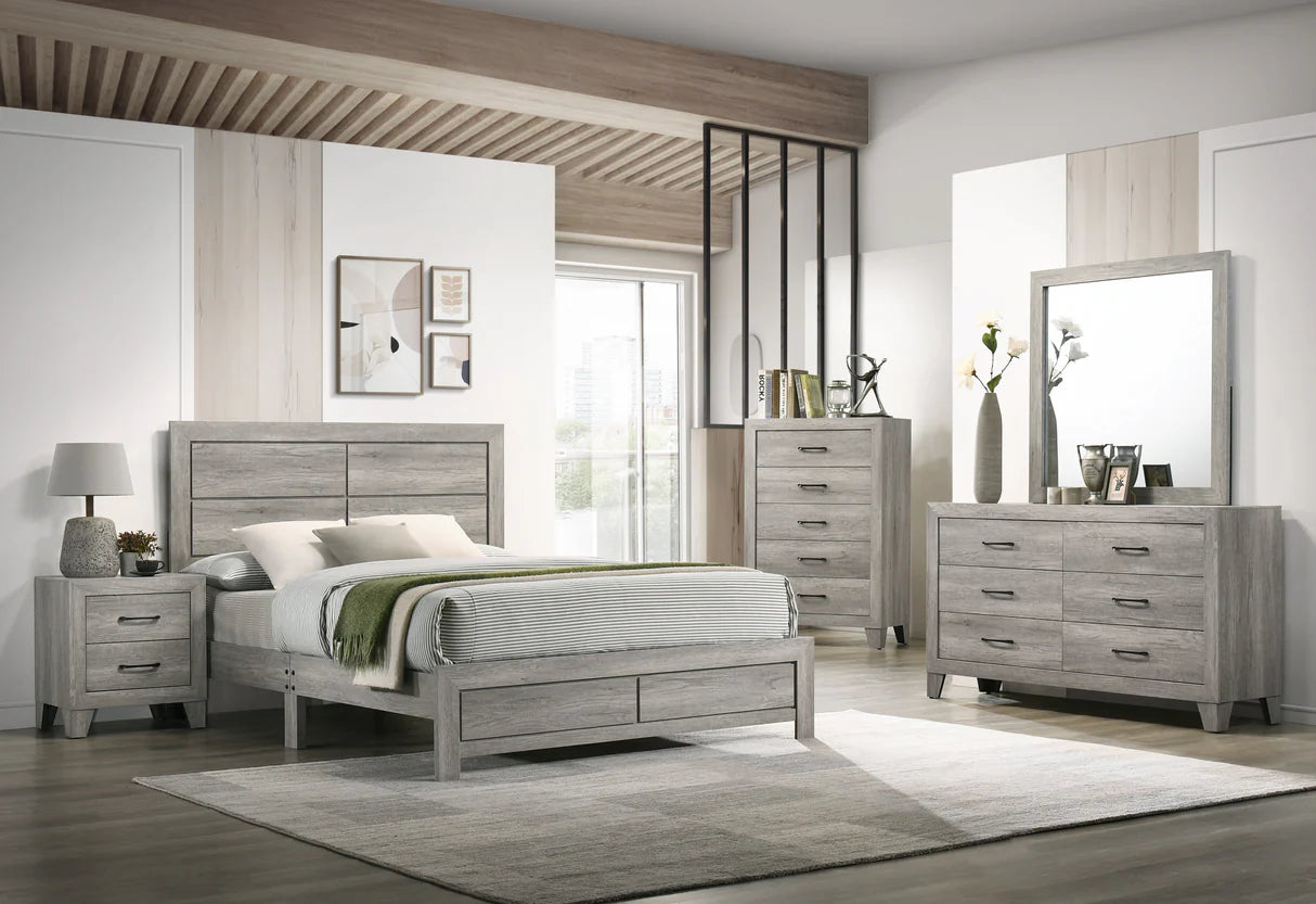Juego de dormitorio juvenil con plataforma Hopkins