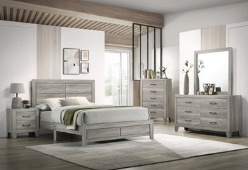 Juego de dormitorio juvenil con plataforma Hopkins