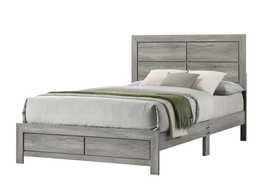 Juego de dormitorio juvenil con plataforma Hopkins