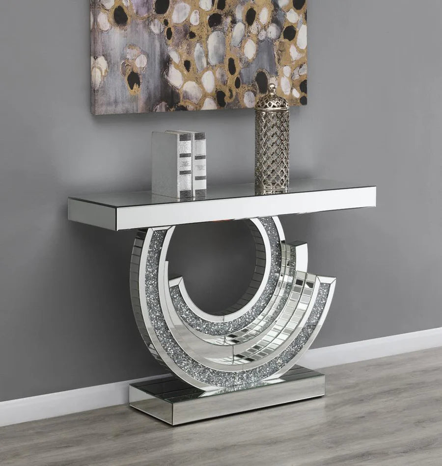 Mesa consola multidimensional Imogen Silver