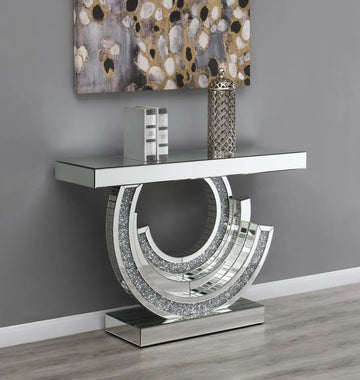 Mesa consola multidimensional Imogen Silver
