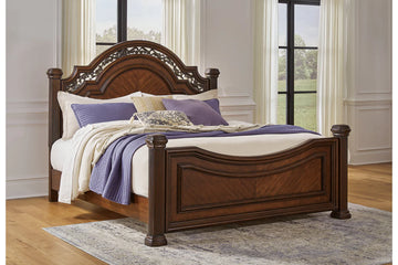 Cama con dosel California King de Lavinton Brown