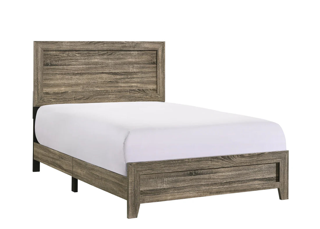 Cama completa Millie en gris parduzco