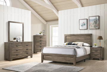 Cama completa Millie en gris parduzco