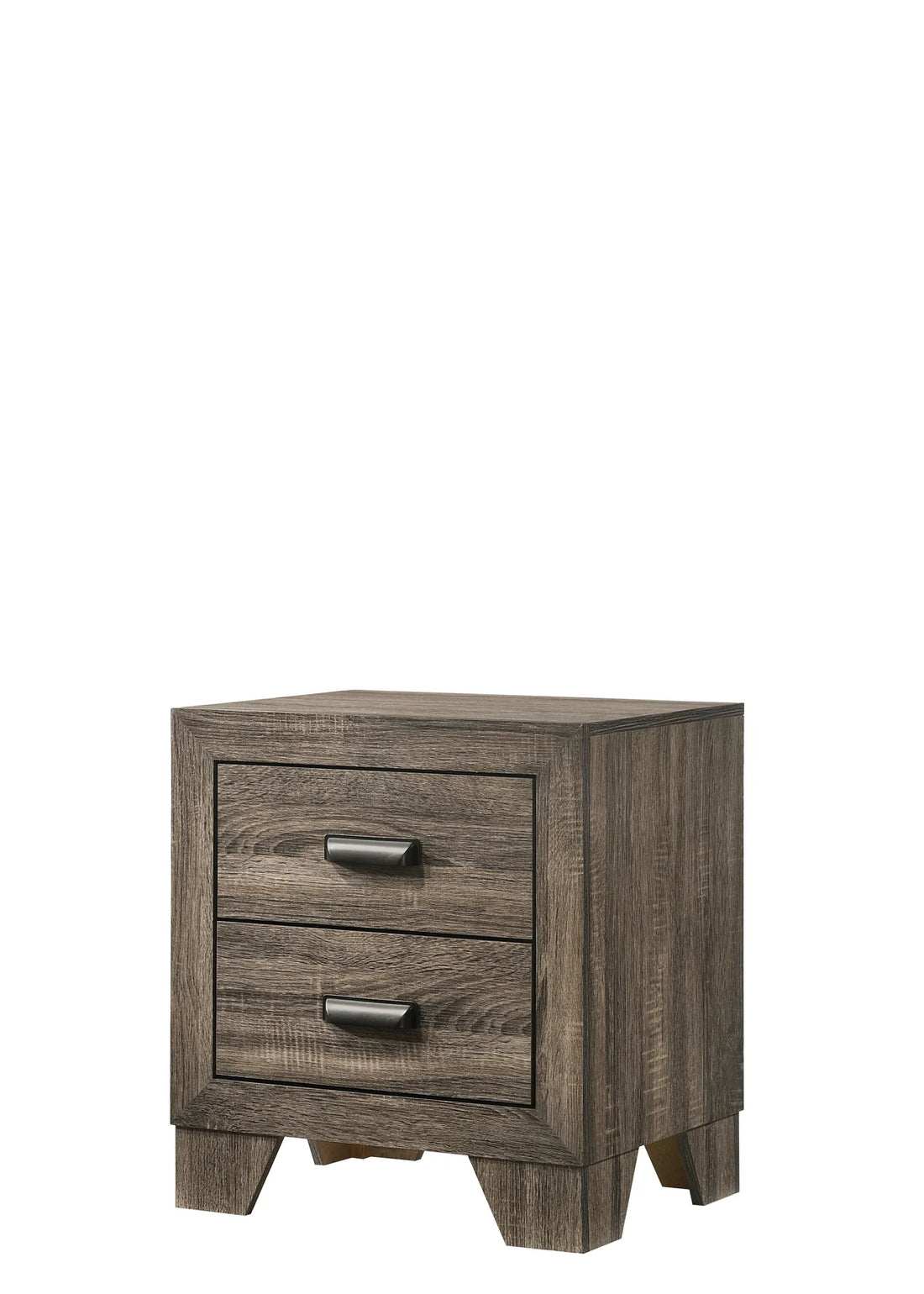 Mesita de noche Millie color gris parduzco