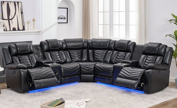 ACE Brown Reclining Sectional