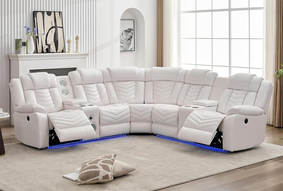 ACE Brown Reclining Sectional