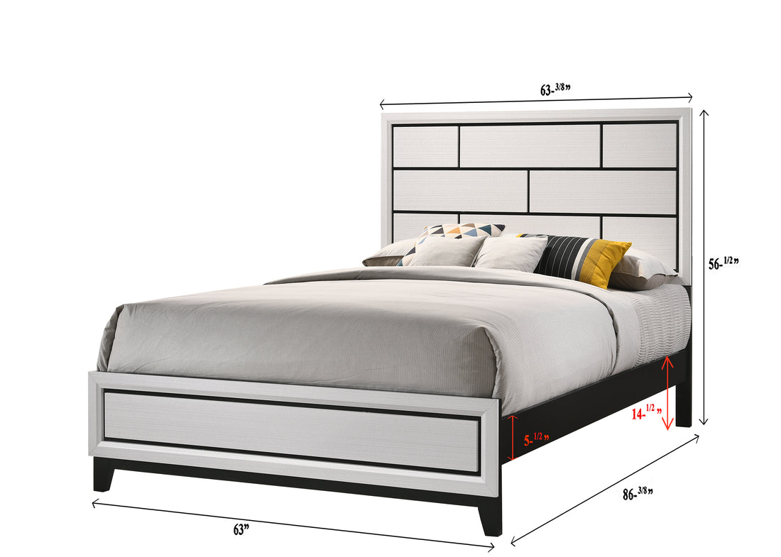 SETB4610 AKERSON CHALK BEDROOM GROUP