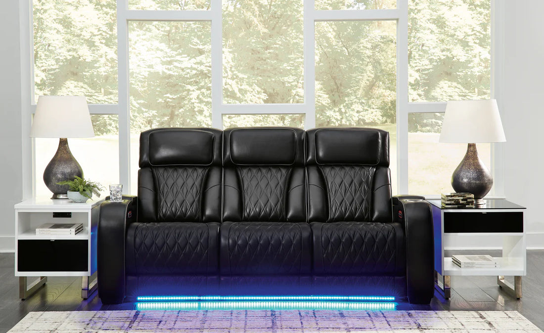 Sofá reclinable eléctrico Boyington Black