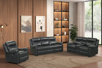 Isabel Black - 3PC Reclining Set **NEW ARRIVAL**