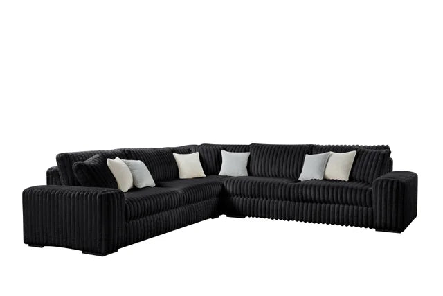 MARSHMALLOW Black OVERSIZED Sectional